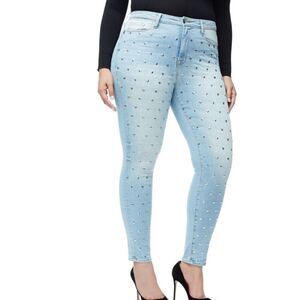 Good American Good legs crop with love plus sz 24